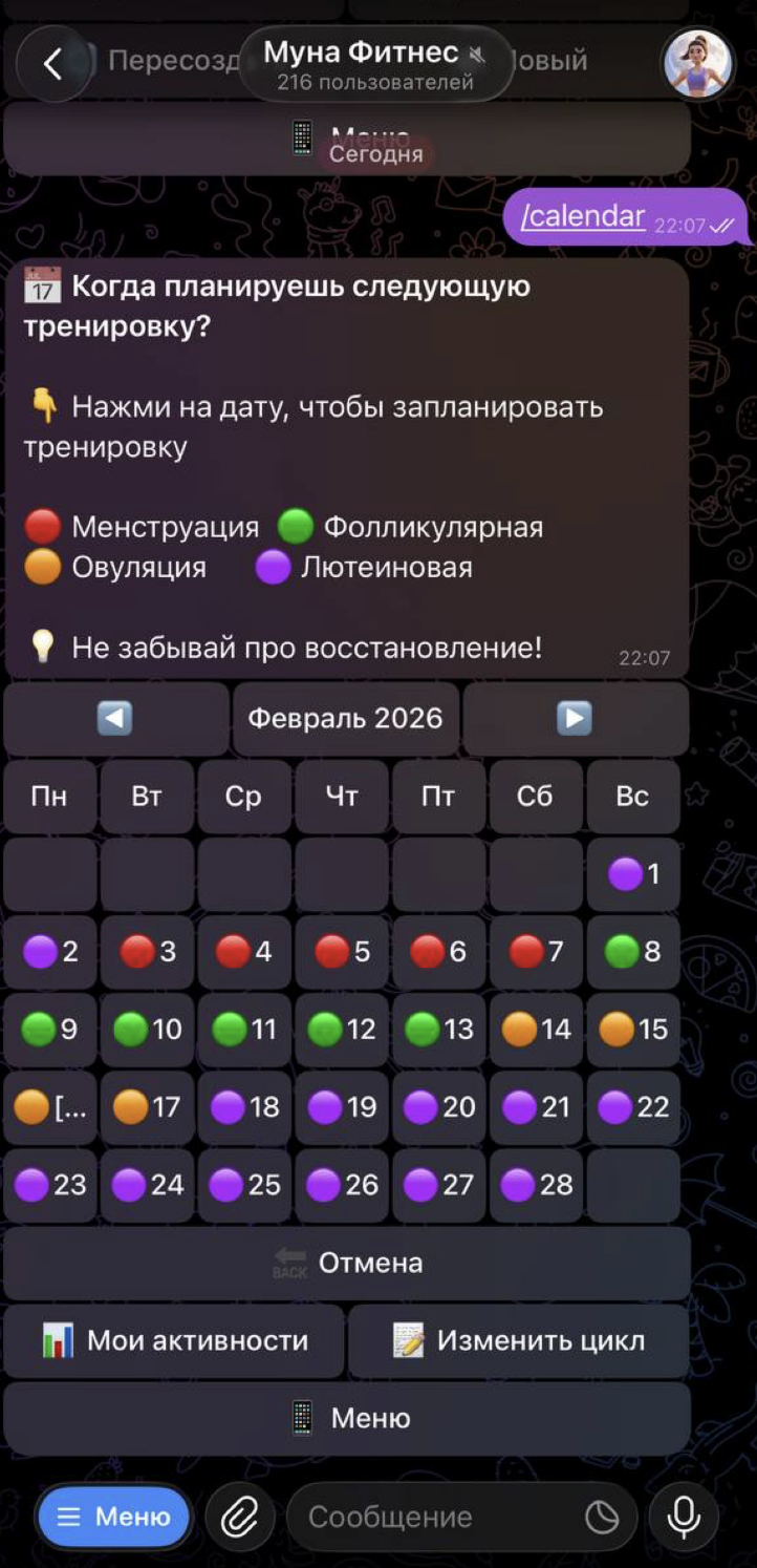 Календарь цикла